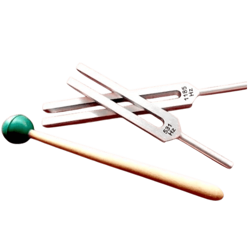 Shekinah & Genesis Tuning Forks set for Healing Meditation | 1185Hz,531Hz - Perfect for Meditation, Healing, Yoga, & DNA Repair