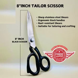 Tailor Scissor 8 Inch cutting fabric